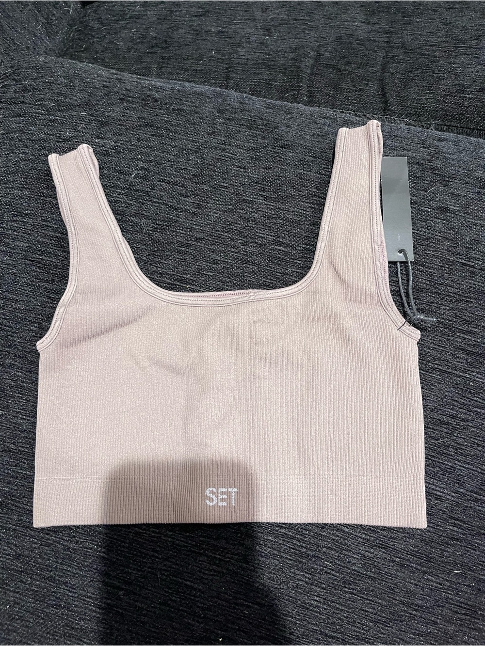 SET Active Ribbed Scoop Bra
